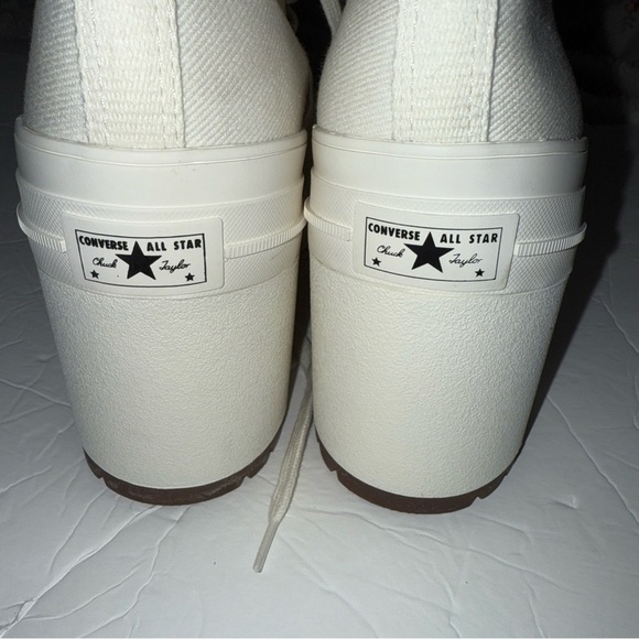 Converse White Heeled Boots - Picture 4 of 11